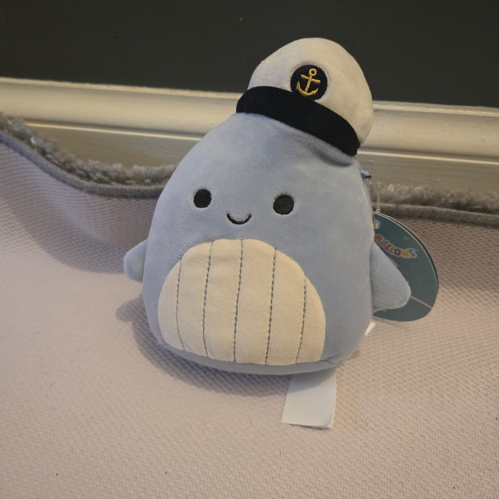 Squishmallows Samir Blue Whale